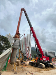 DTH Drilling Auger Attachment