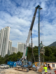 DTH Drilling Auger Attachment