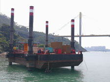 Jack Up System for Flat Barge